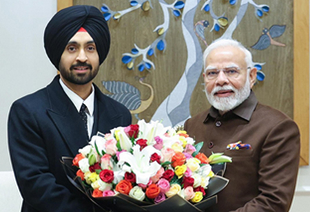 Diljit Dosanjh and PM Modi Kick-Start 2025 with Memorable Interaction